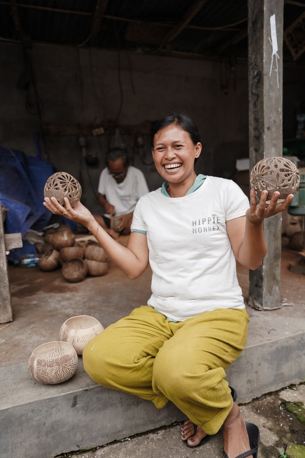 The Coconut Stripe - Light - Hippie Monkey - 2024 - Hippie Monkey Store - Wholesale B2B Dropshipping