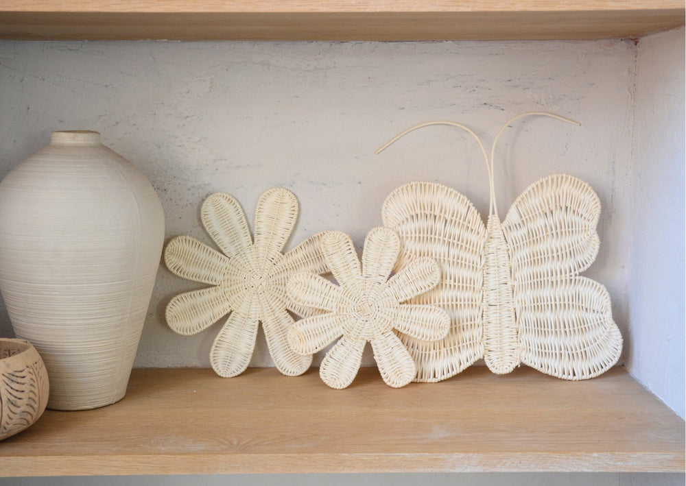 The Rattan Butterfly – Kids Decor – Hippie Monkey - Hippie Monkey - Wholesale B2B Dropshipping