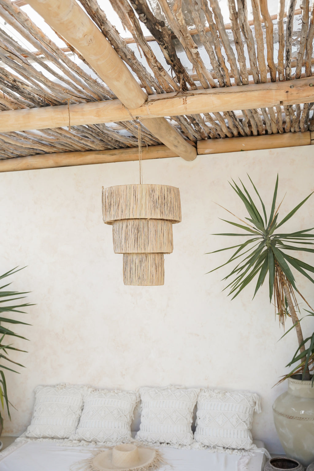 Raffia Lamp - The Boho Tangga