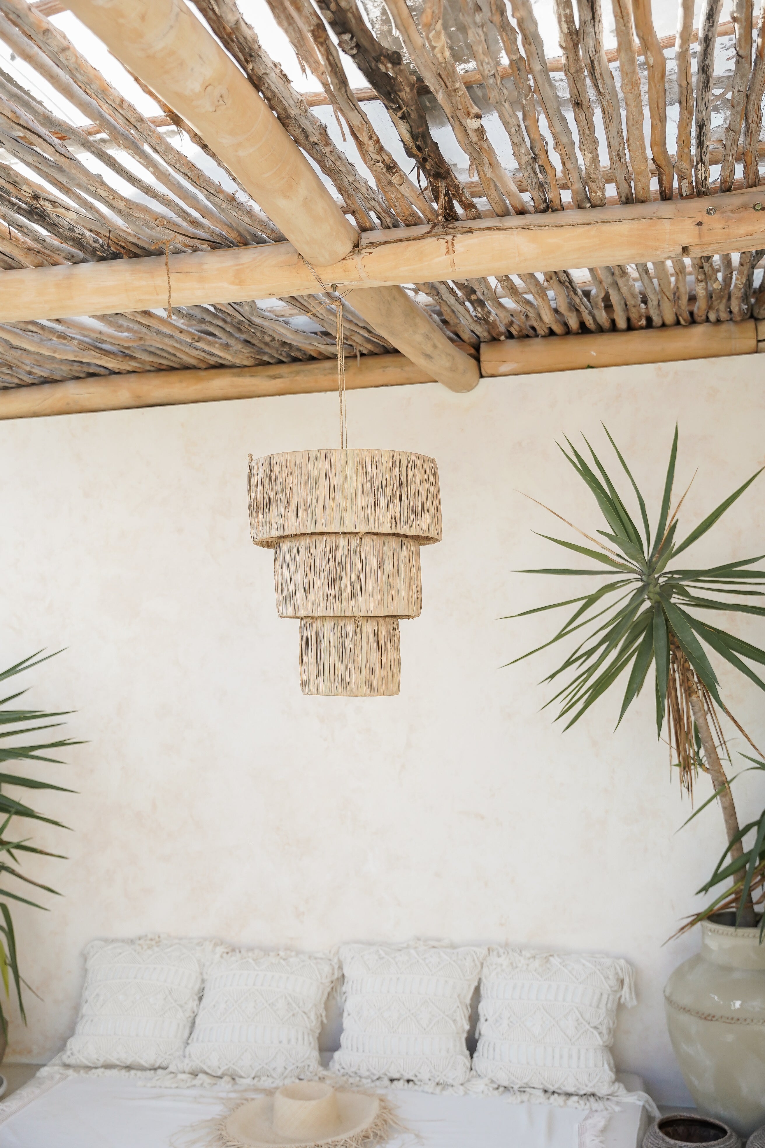 Raffia Lamp - The Boho Tangga