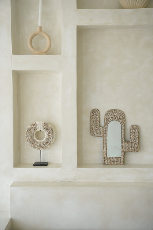 Cactus Spiegel met schelpen - The Sea Shell Cactus Mirror