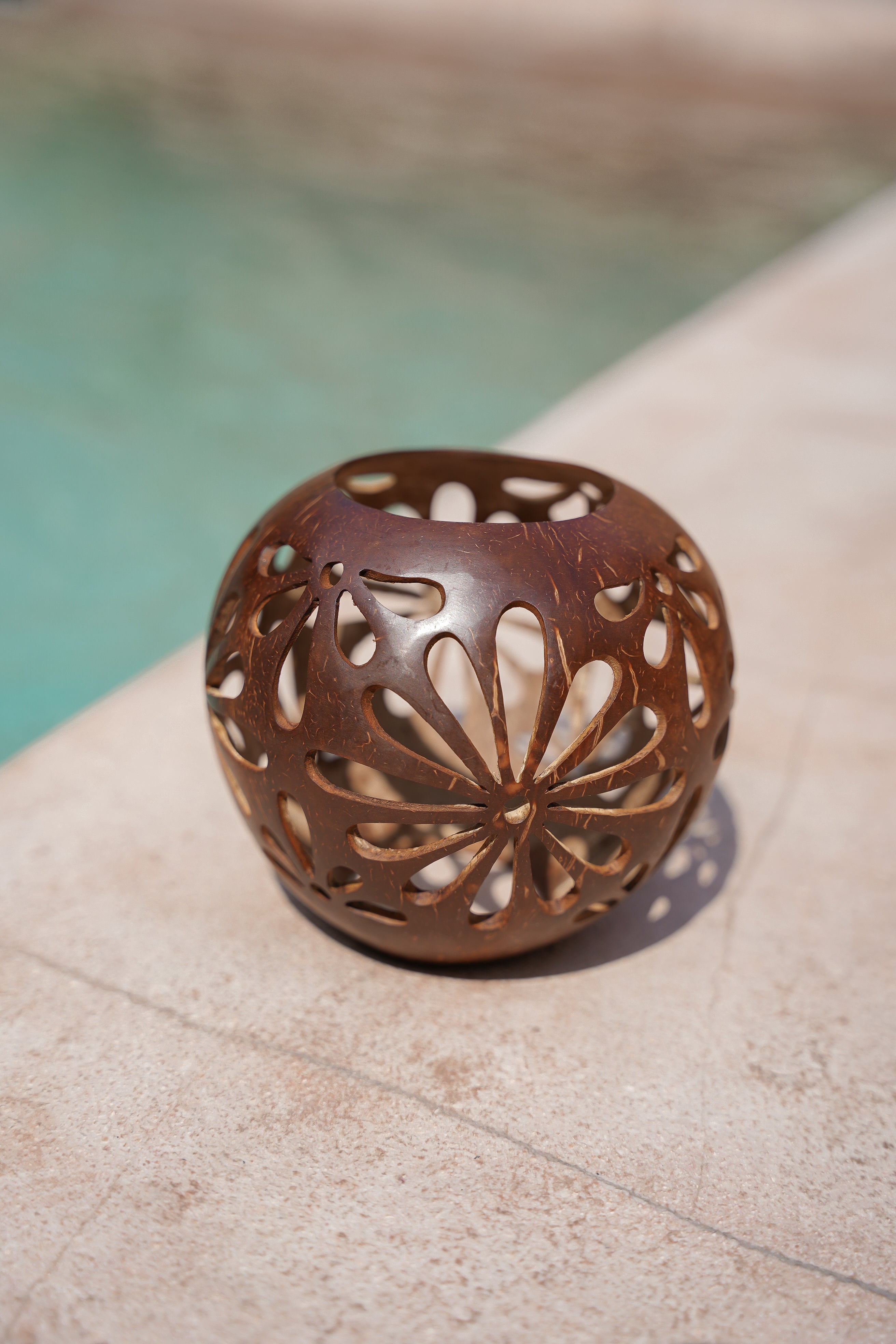 Kokosnoot kaarshouder - The Coconut Flower - Dark