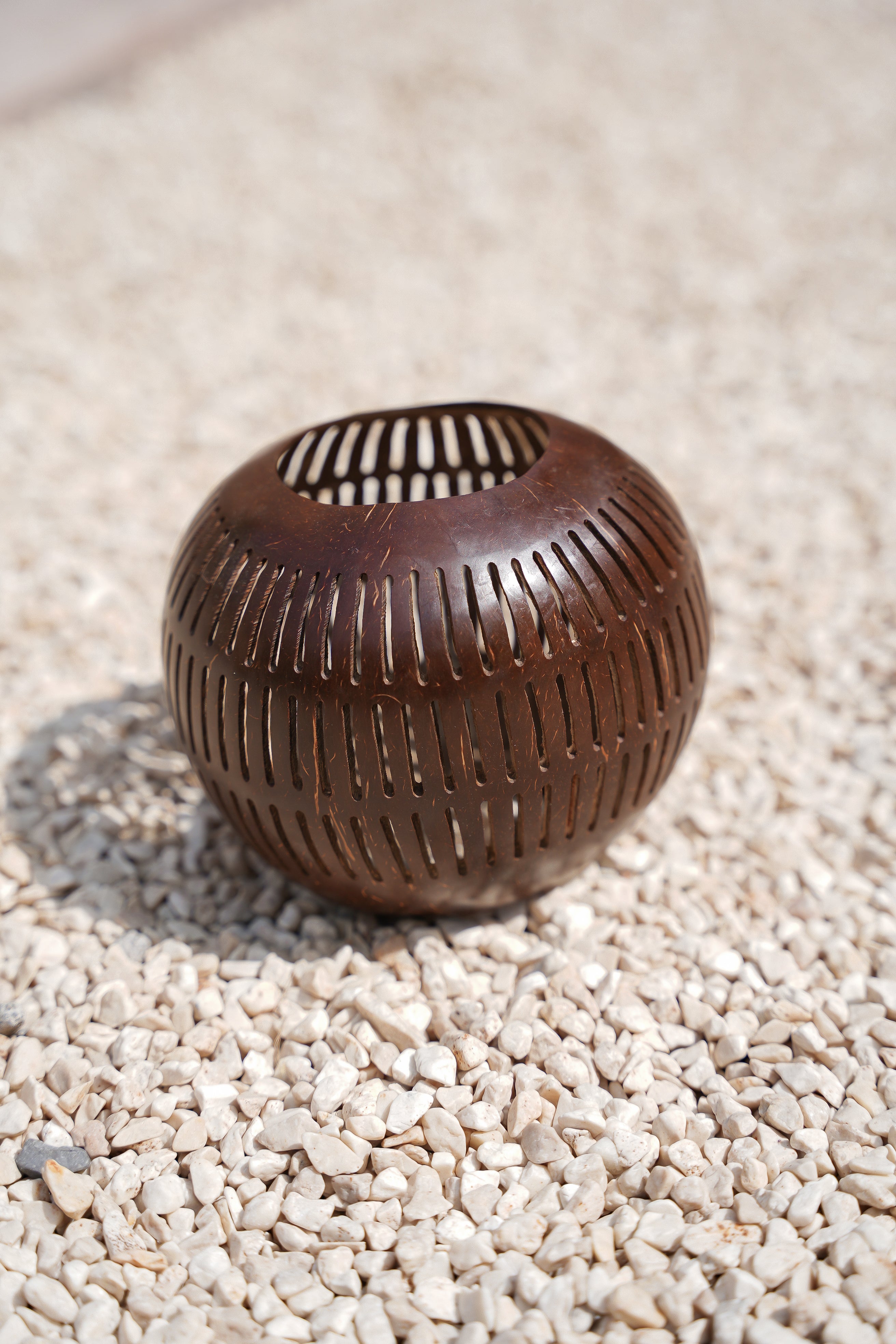 Kokosnoot kaarshouder - The Coconut Stripe - Dark