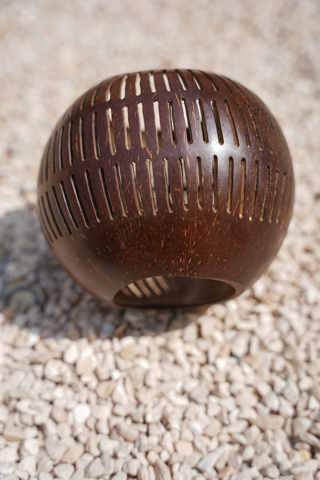 Kokosnoot kaarshouder - The Coconut Stripe - Dark