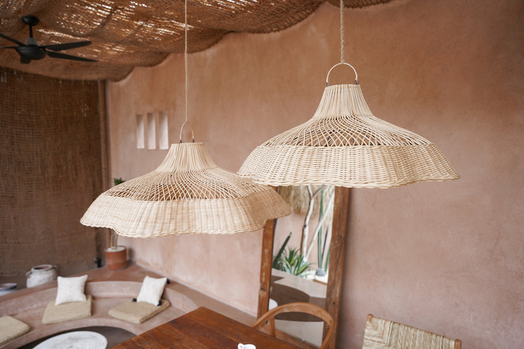 Rotan Lamp - The Ombak Besar - XL (80cm)