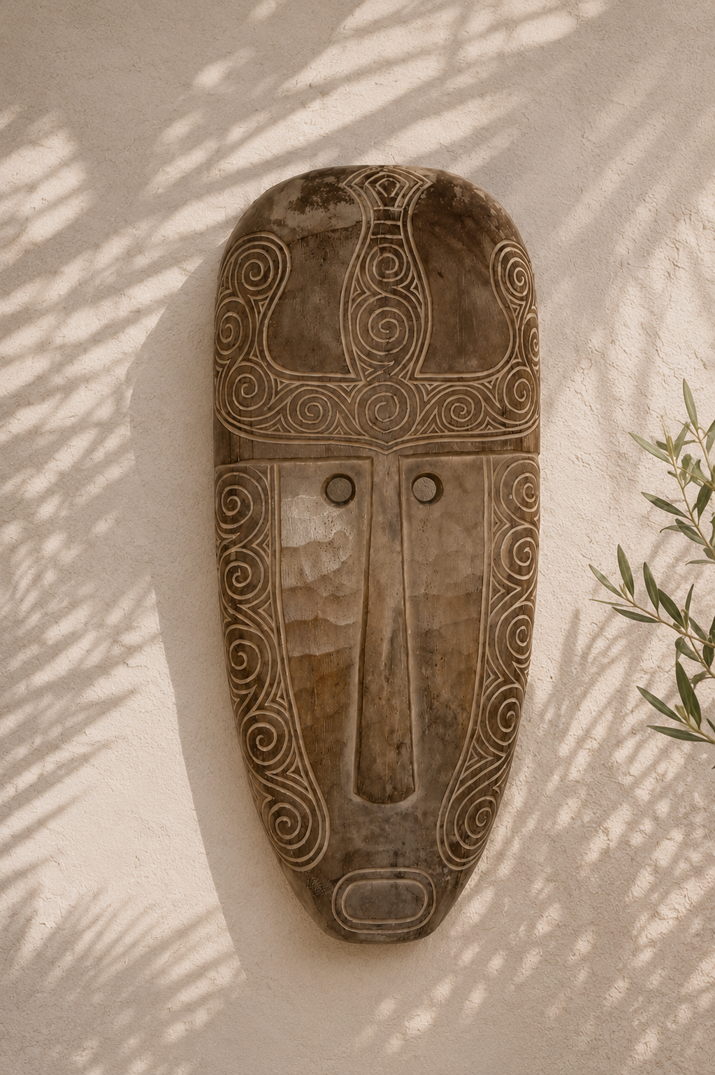 Houten Wandmasker - The Sumba