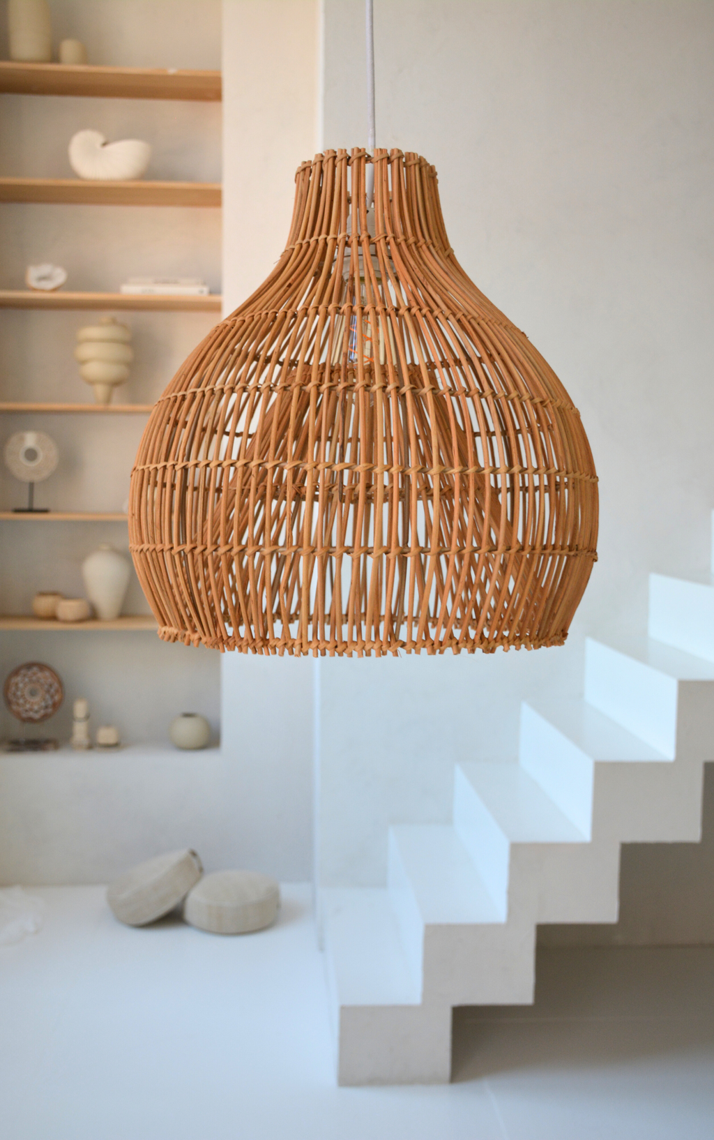 Rotan lamp - The Gili - M