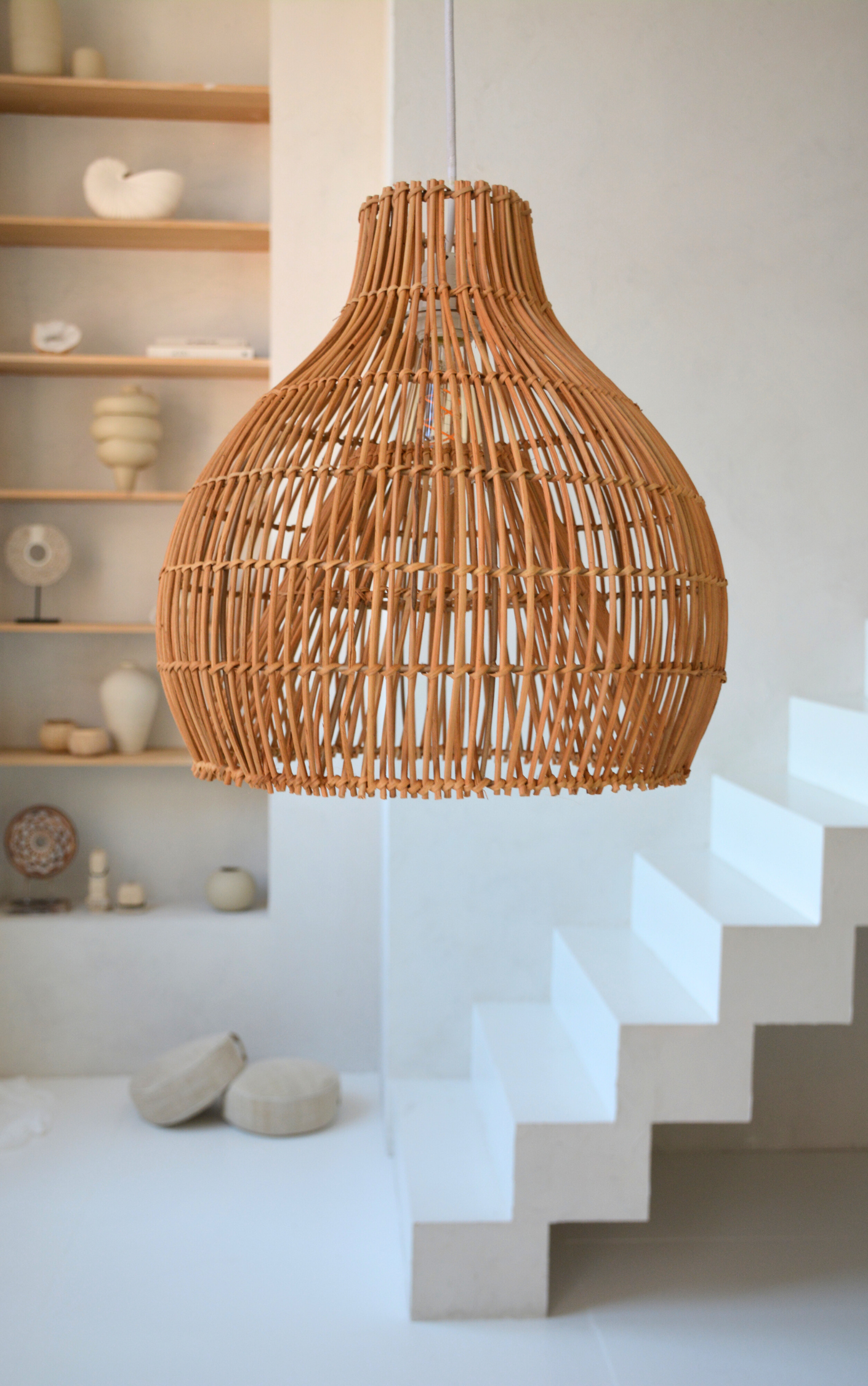 Rotan lamp - The Gili - M