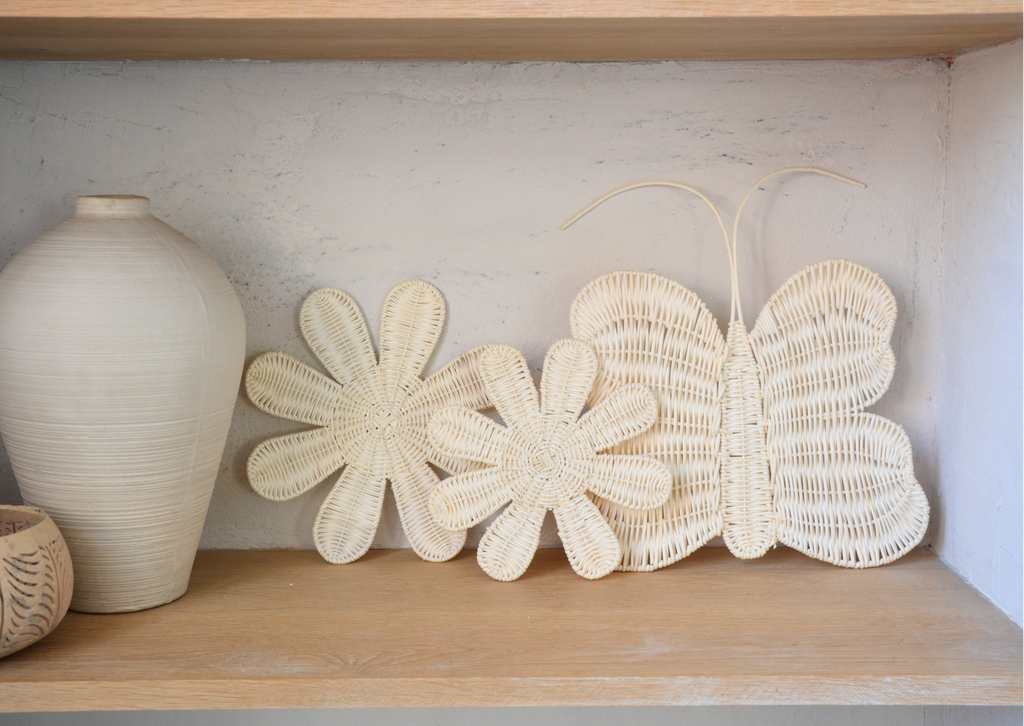 Rotan Vlinder - Wanddecoratie - Hippie Monkey