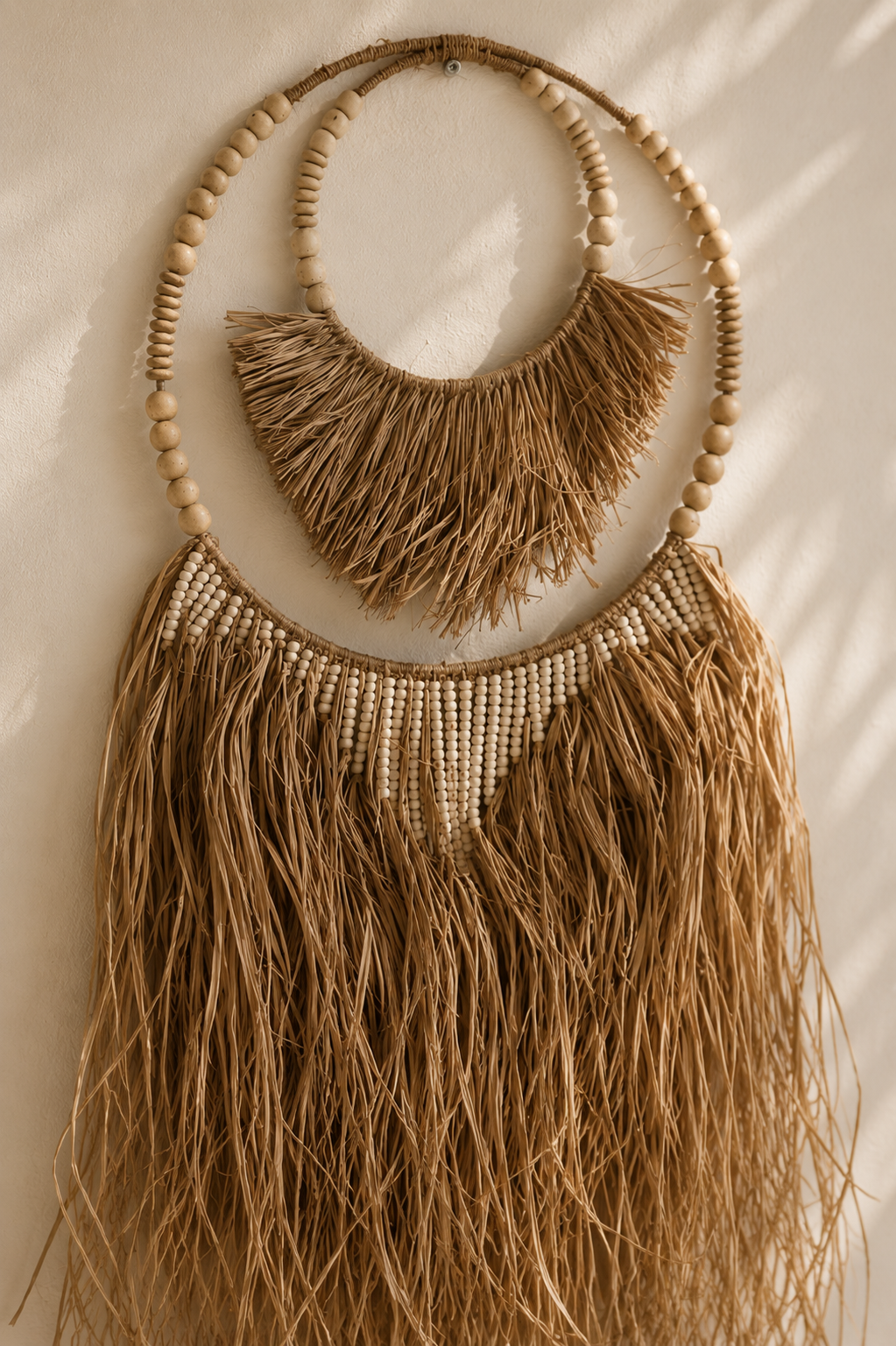 The Nala - Raffia Wandhanger