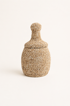 Kralenpot Naturel Bruin – M