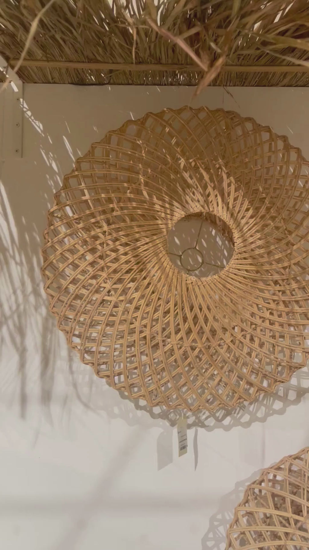 Rotan wandlamp - The Bulat Wall – M