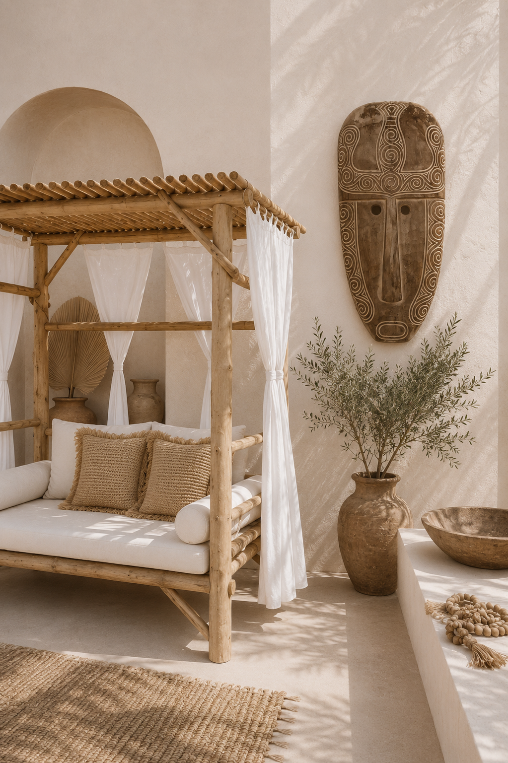 Houten Wandmasker - The Sumba