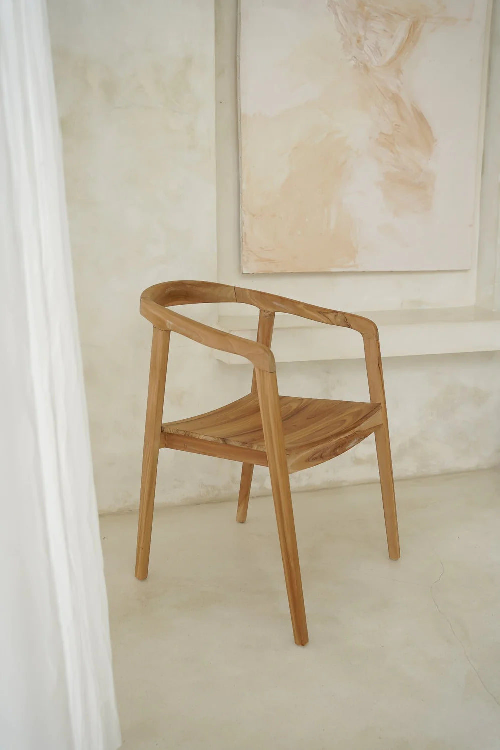 Set van 2 - The Classic Wooden Teak Chair - Hippie Monkey