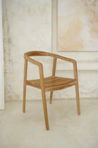 Set van 2 - The Classic Wooden Teak Chair - Hippie Monkey