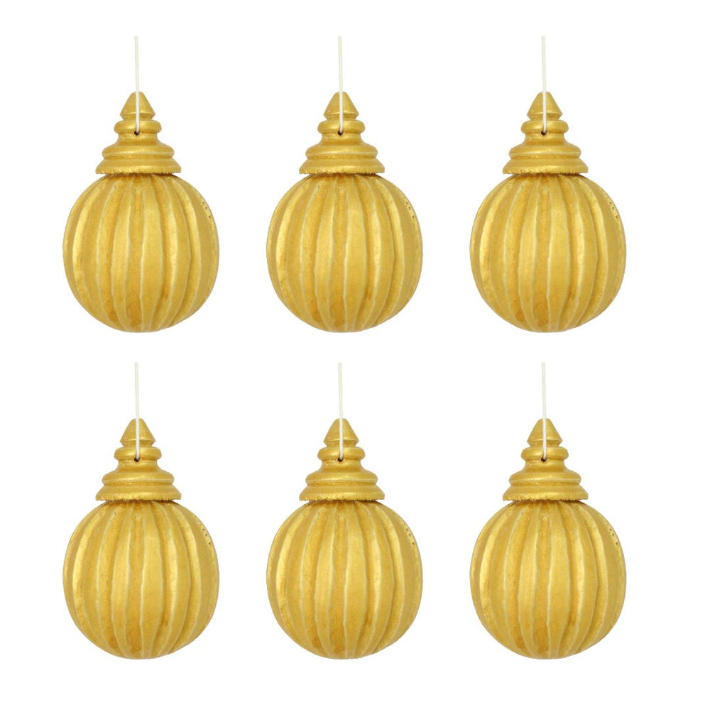 The Gold Xmas Hanger – L - Kerstbal - Hippie Monkey