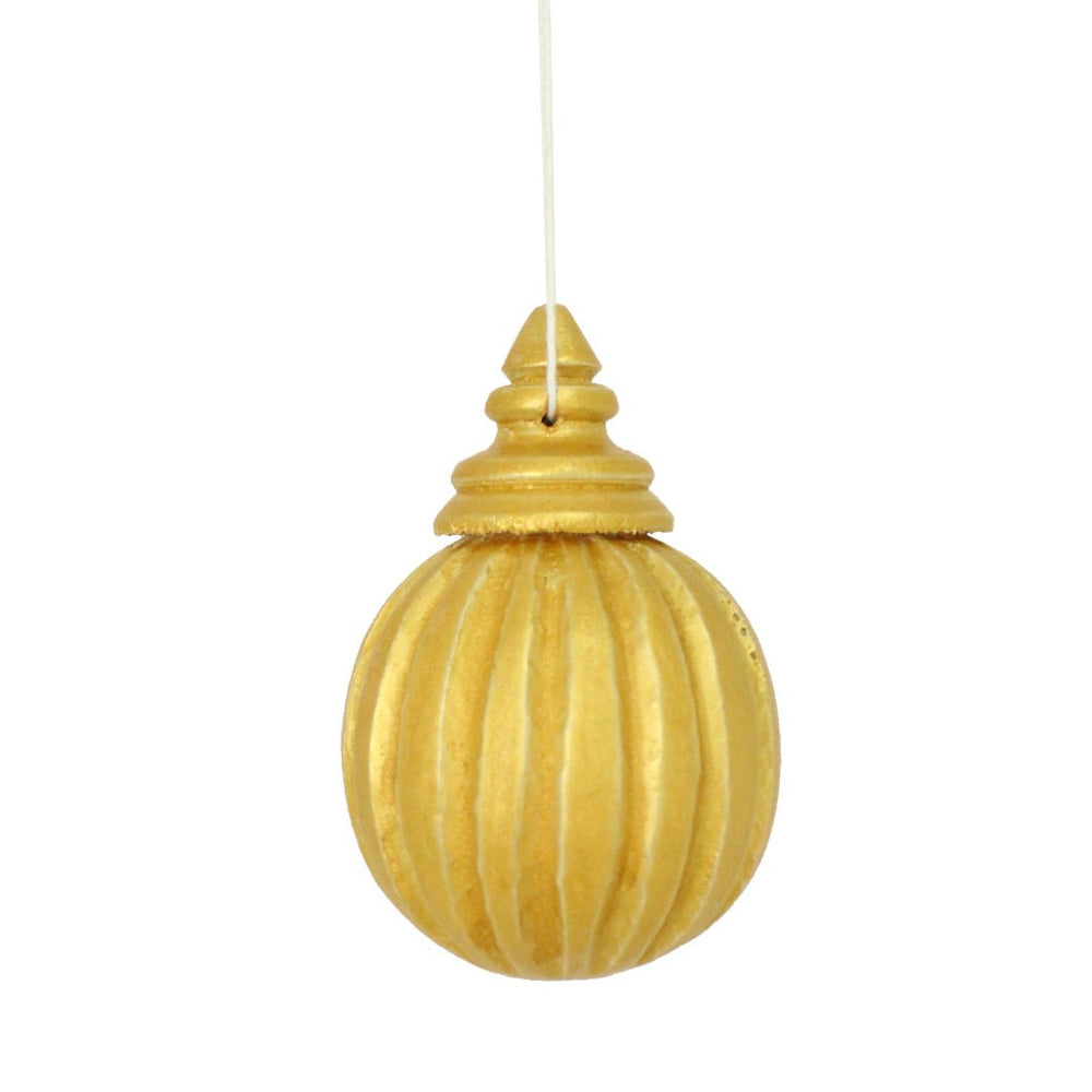 The Gold Xmas Hanger – L - Kerstbal - Hippie Monkey