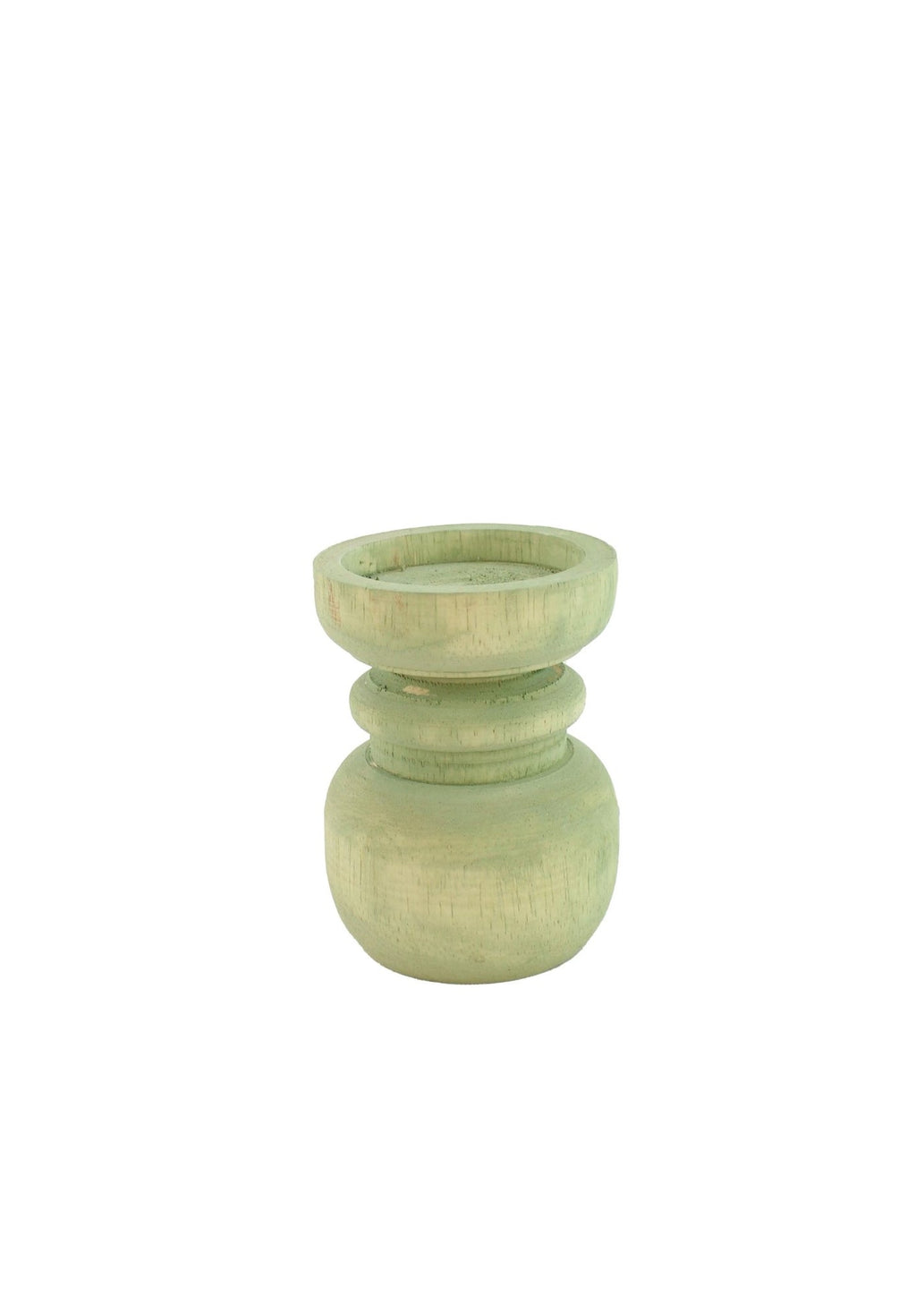 Houten Kaarshouder Groen - The Hijau – S
