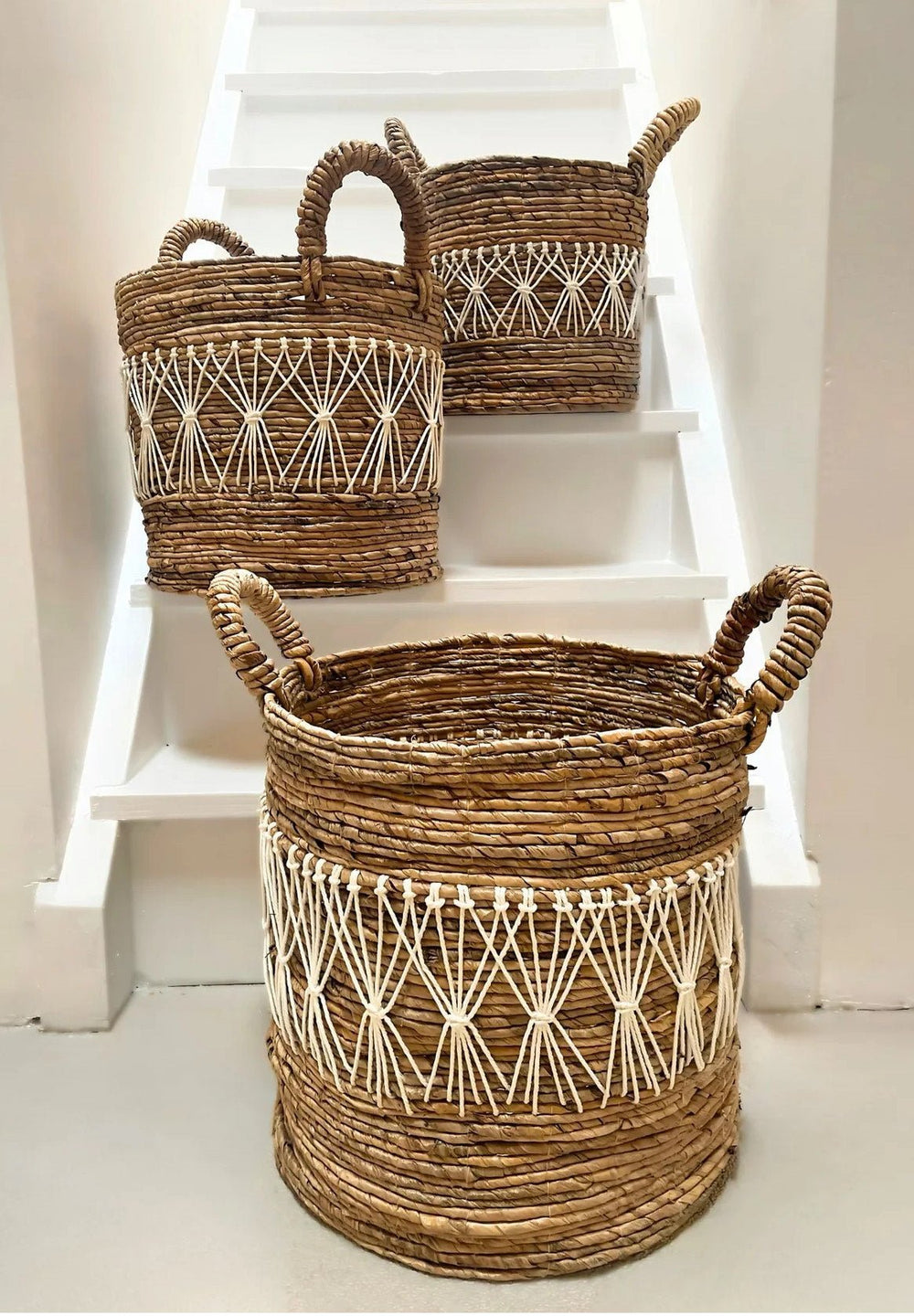 The Lovina Baskets - Set van 3 - Hippie Monkey - Hippie Monkey Store - Wholesale B2B Dropshipping