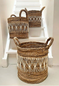 The Lovina Baskets - Set van 3 - Hippie Monkey - Hippie Monkey Store - Wholesale B2B Dropshipping