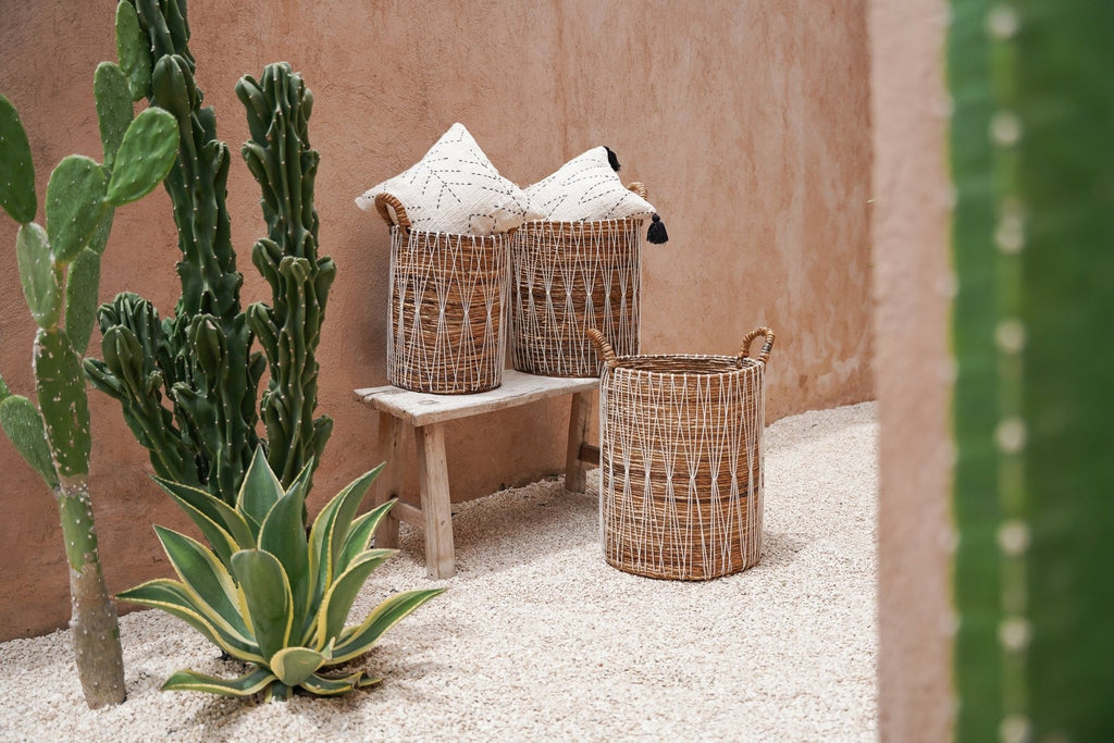 Opbergmanden - The Nusa Baskets – Set van 3 - Manden