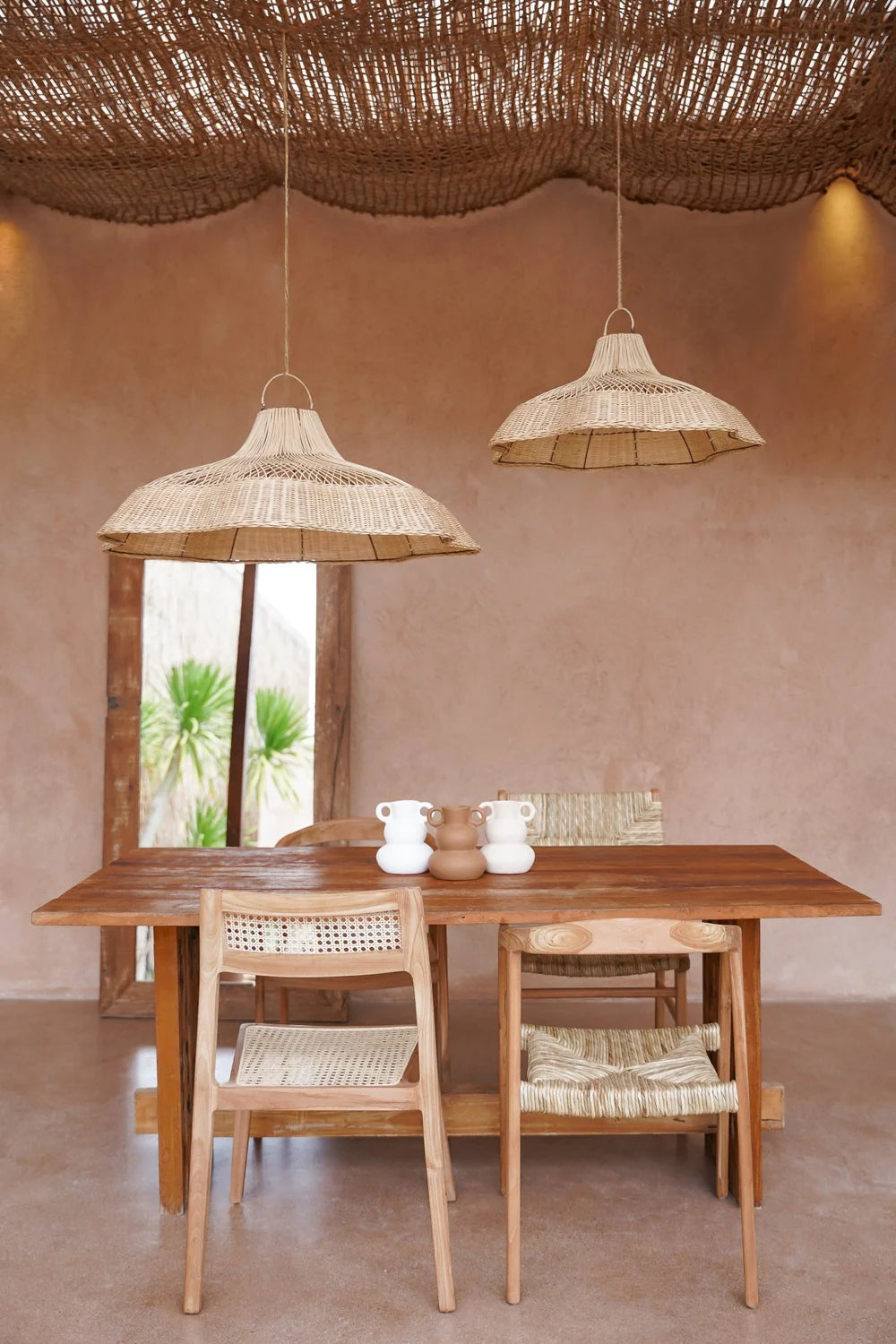 Rotan Lamp - The Ombak Besar - L