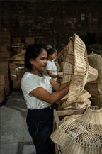 Rotan Lamp - The Ombak Besar - L