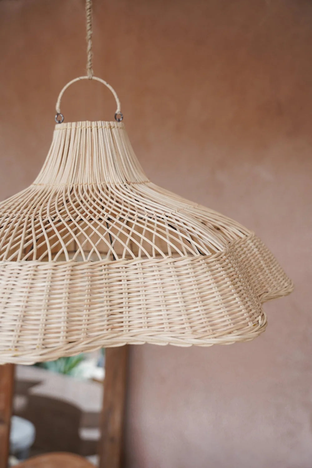 Rotan Lamp - The Ombak Besar - XL (80cm)