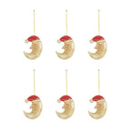 The Santa Moon Hanger – Kerstbal - Hippie Monkey