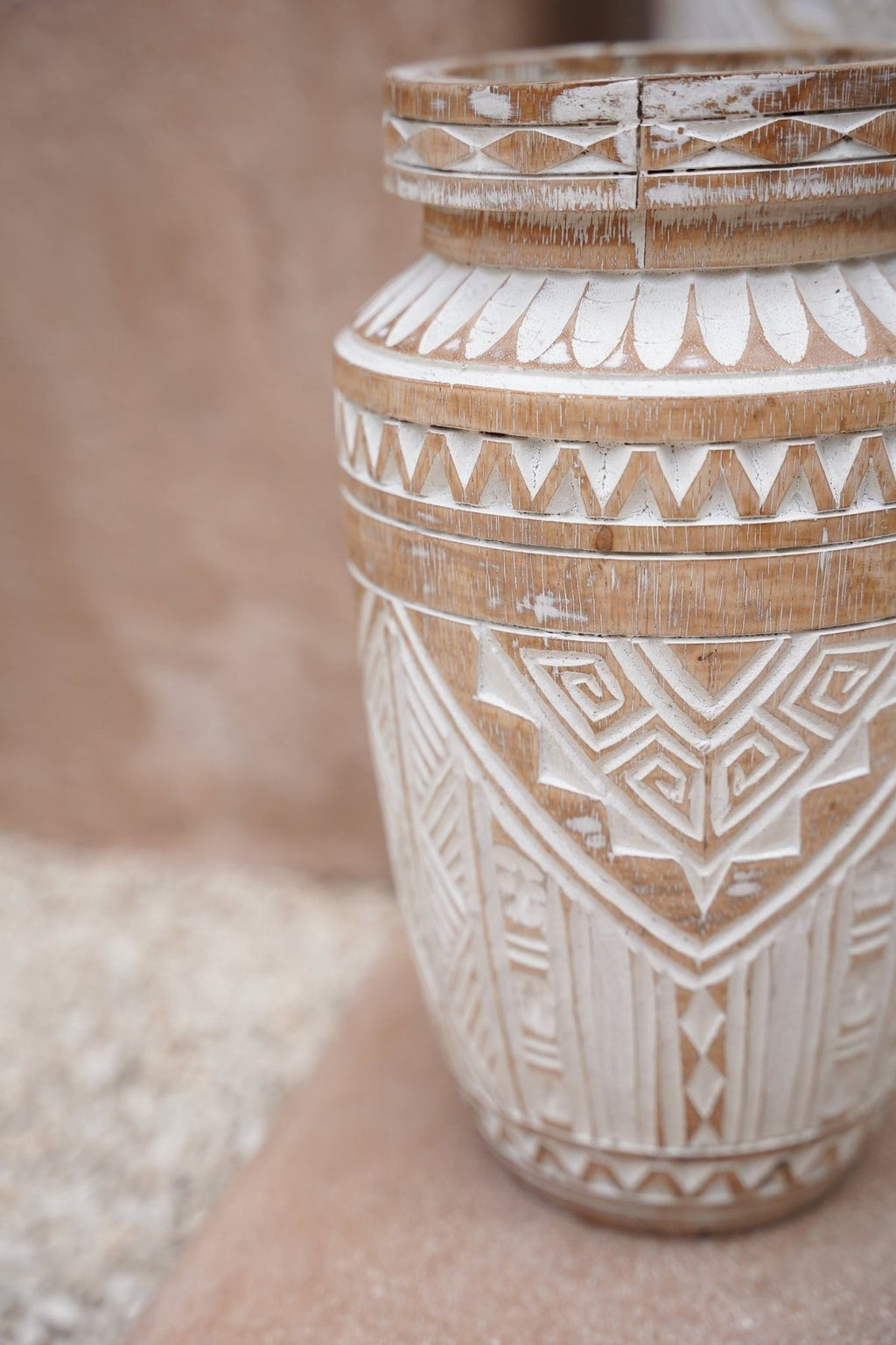 Houten Vaas - The Sumba L