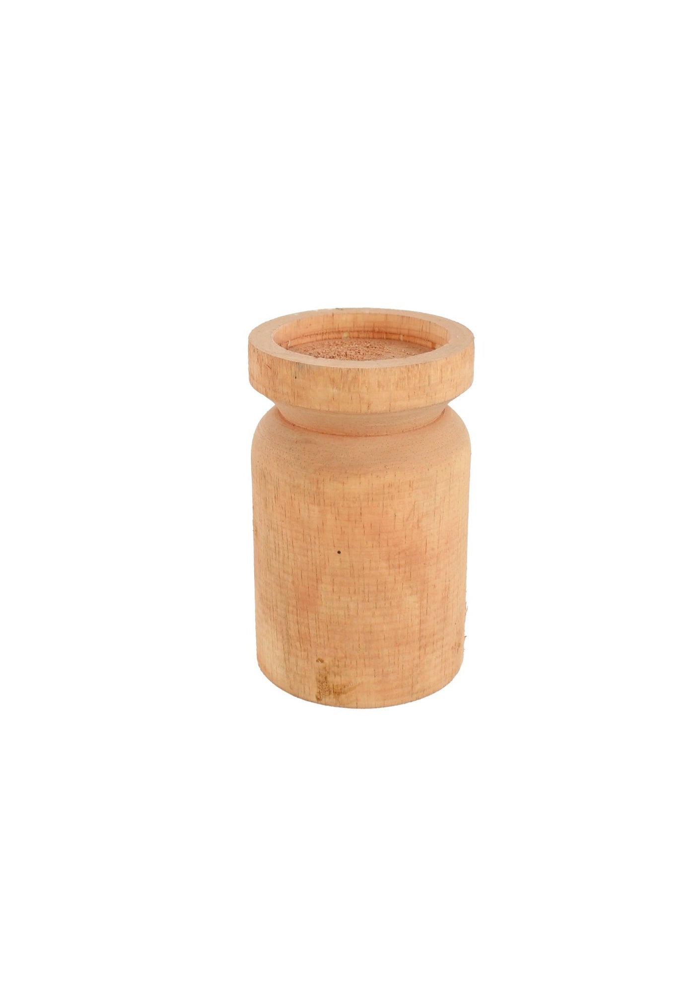 Houten Kaarshouder Oranje – M