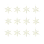 The White Snow Flake – Christmas - Kerstbal - Hippie Monkey