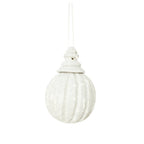 The White Xmas Hanger – M - Kerstbal - Hippie Monkey