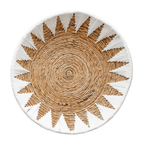 The Bamboo Star Plate - White - XL - Hippie Monkey - Bali Lifestyle Store