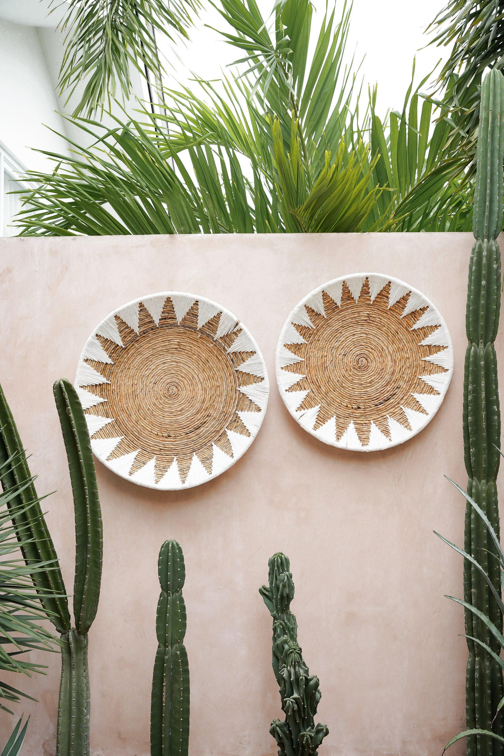 The Bamboo Star Plate - White - XL - Hippie Monkey - Bali Lifestyle Store