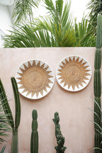 The Bamboo Star Plate - White - XL - Hippie Monkey - Bali Lifestyle Store
