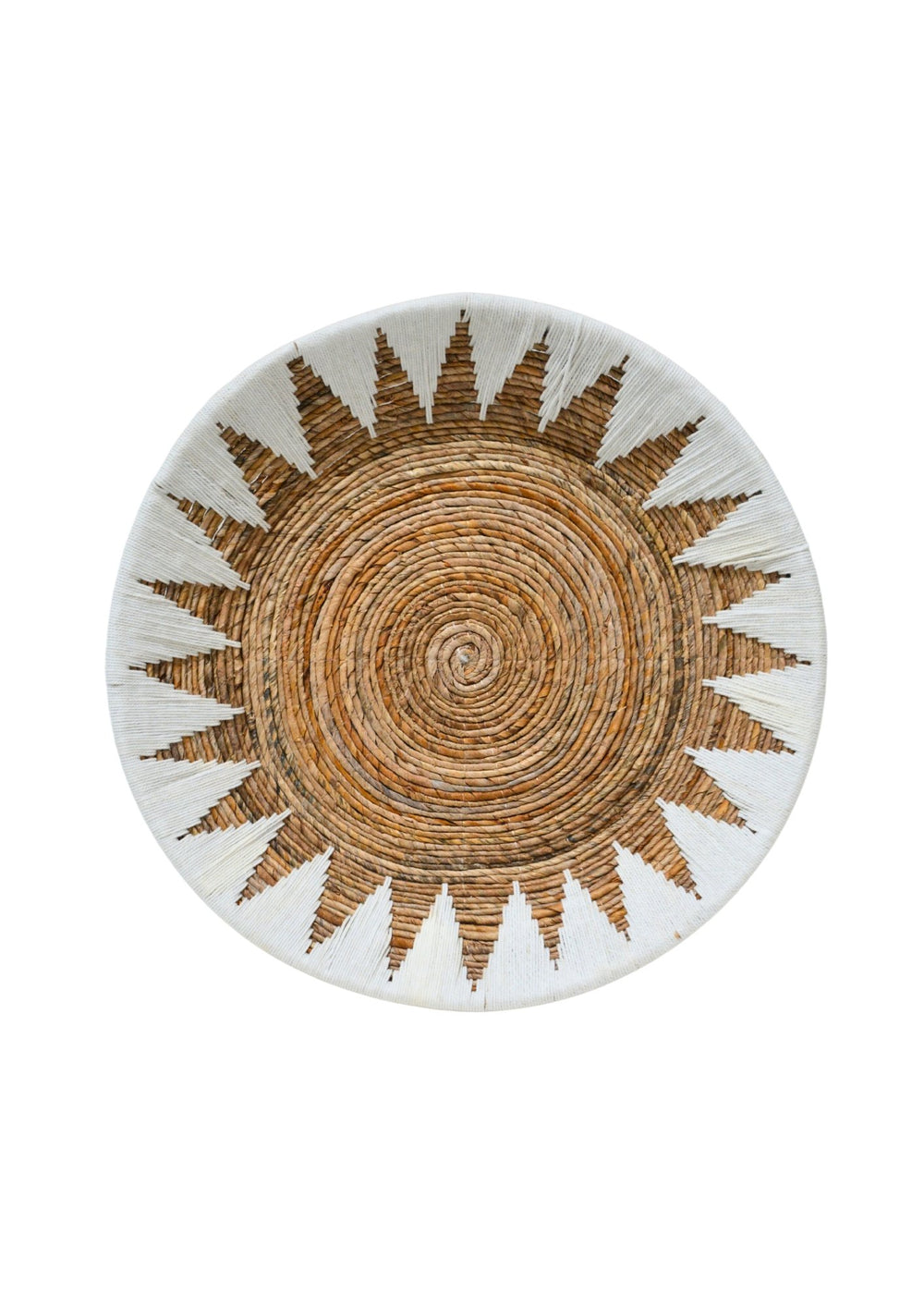 The Bamboo Star Plate - White - L - Hippie Monkey - Hippie Monkey - Wholesale B2B Dropshipping