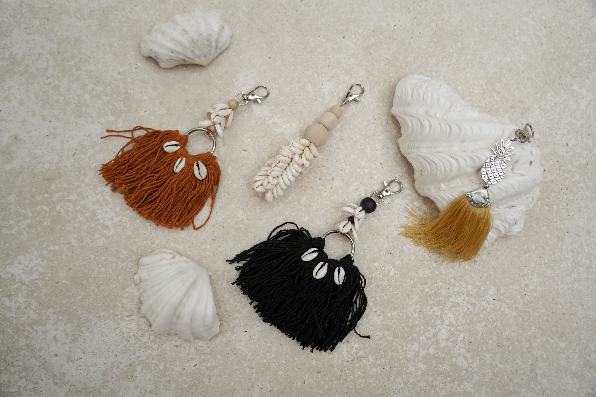 The Bohemian Keychain - Natural - Hippie Monkey - Hippie Monkey - Wholesale B2B Dropshipping