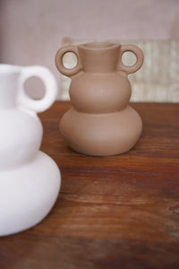 The Bola Bola - Terracotta Vase – Wit – Hippie Monkey - Hippie Monkey Store - Wholesale B2B Dropshipping