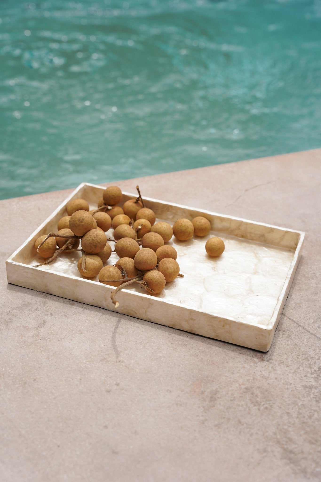 The Capiz Plate – White – Hippie Monkey - 2024 - Hippie Monkey Store - Wholesale B2B Dropshipping