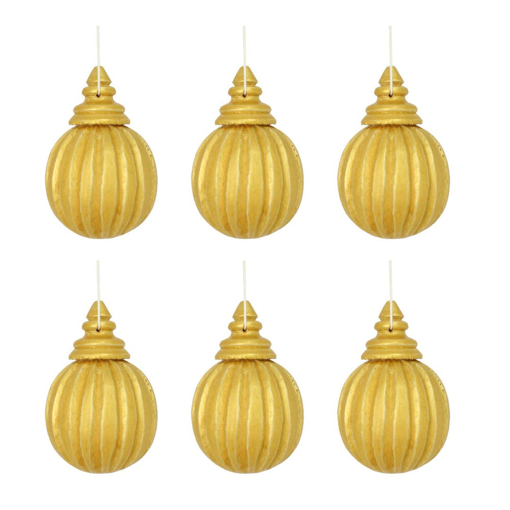 The Gold Xmas Hanger – L – Set of 6 - Hippie Monkey - Hippie Monkey - Wholesale B2B Dropshipping