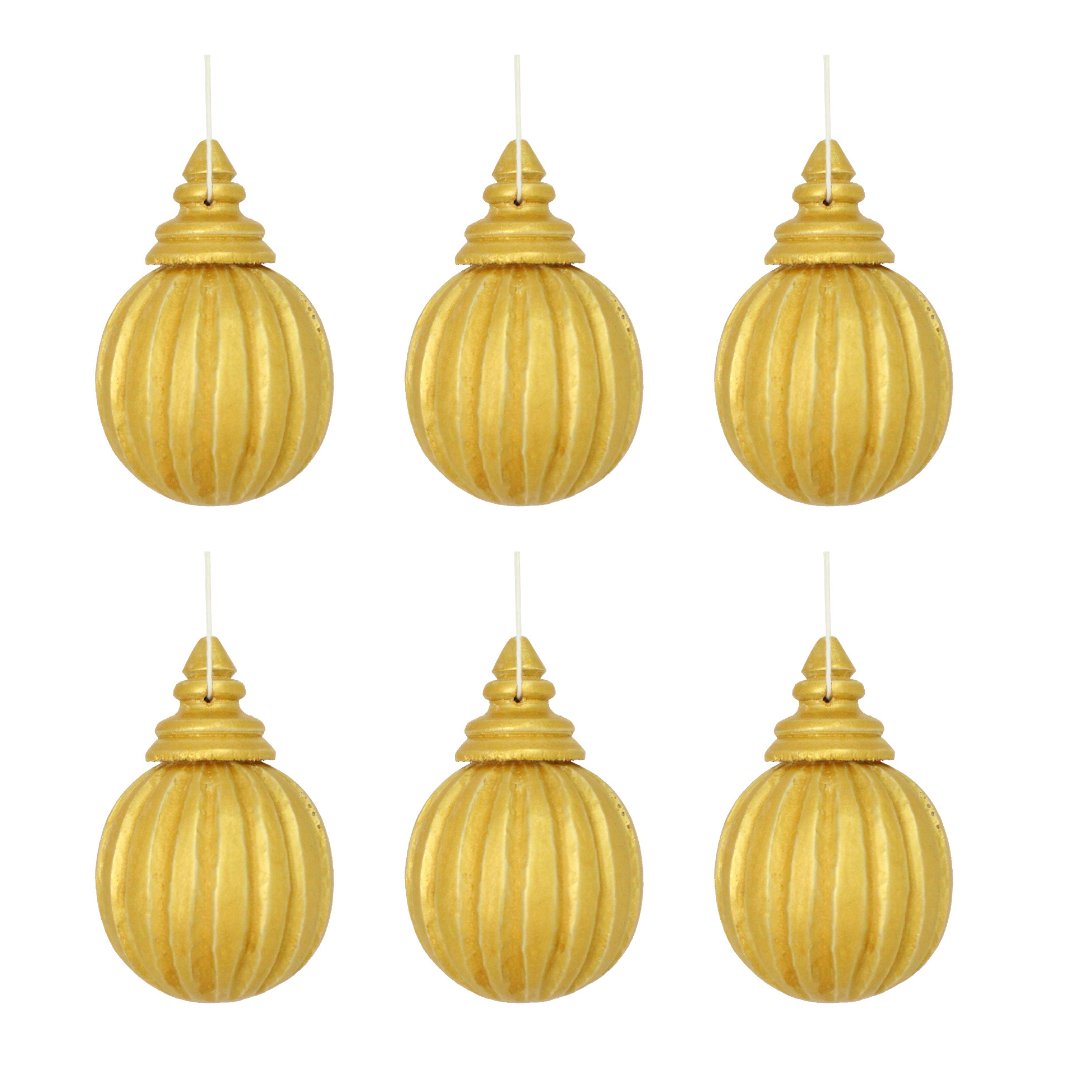 The Gold Xmas Hanger – L – Set of 6 - Hippie Monkey - Hippie Monkey - Wholesale B2B Dropshipping