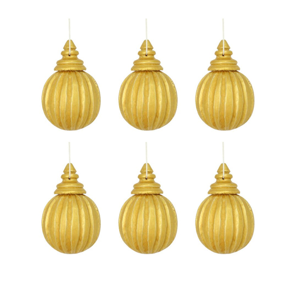 The Gold Xmas Hanger – M – Set of 6 - Hippie Monkey - Hippie Monkey - Wholesale B2B Dropshipping