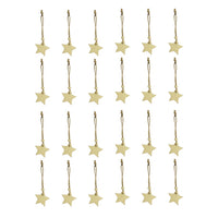 The Golden Star Tree Hanger – Set of 24 - Hippie Monkey - Hippie Monkey - Wholesale B2B Dropshipping