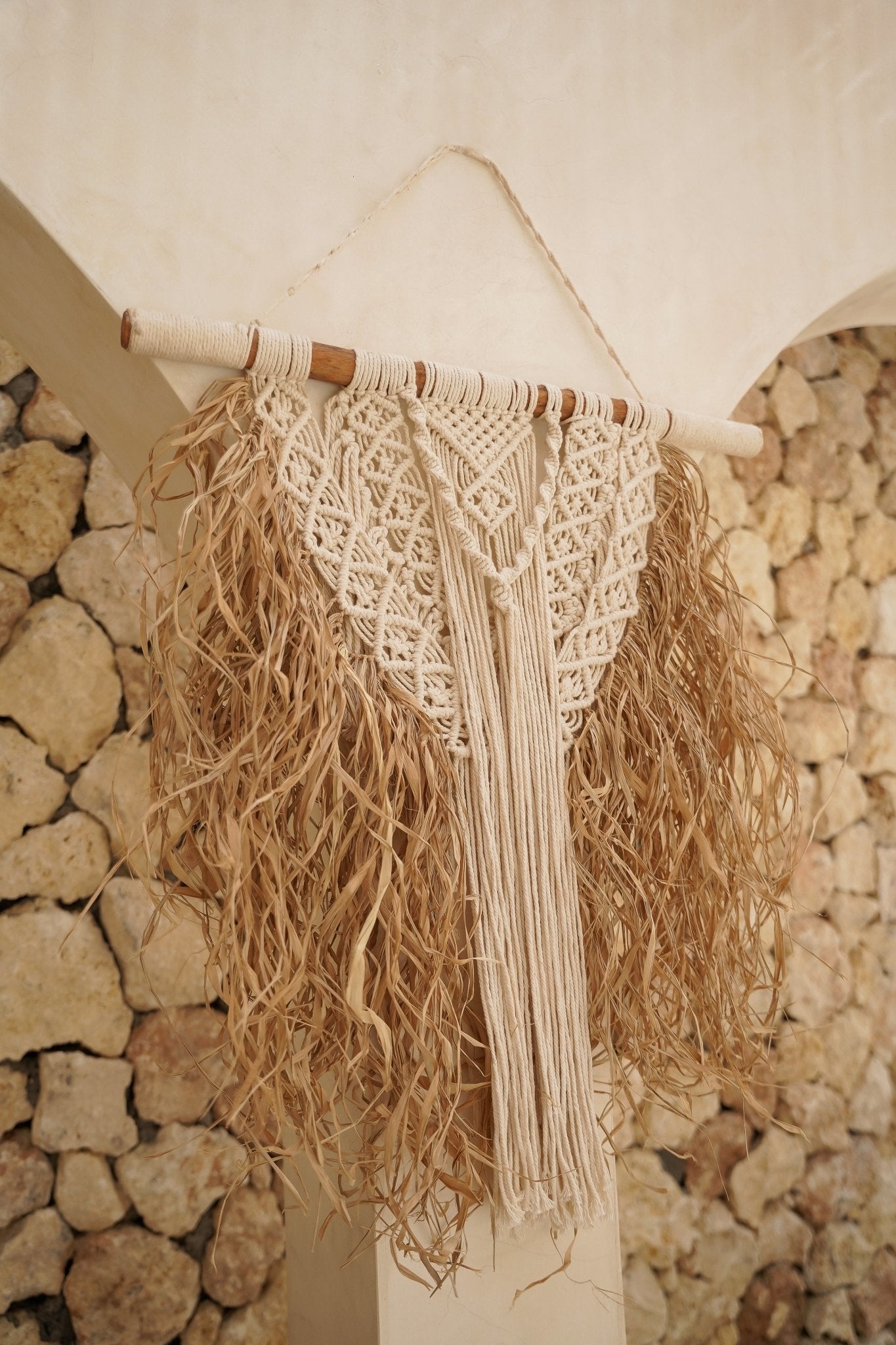 The Raffia Macrame - L - Hippie Monkey - Hippie Monkey - Wholesale B2B Dropshipping