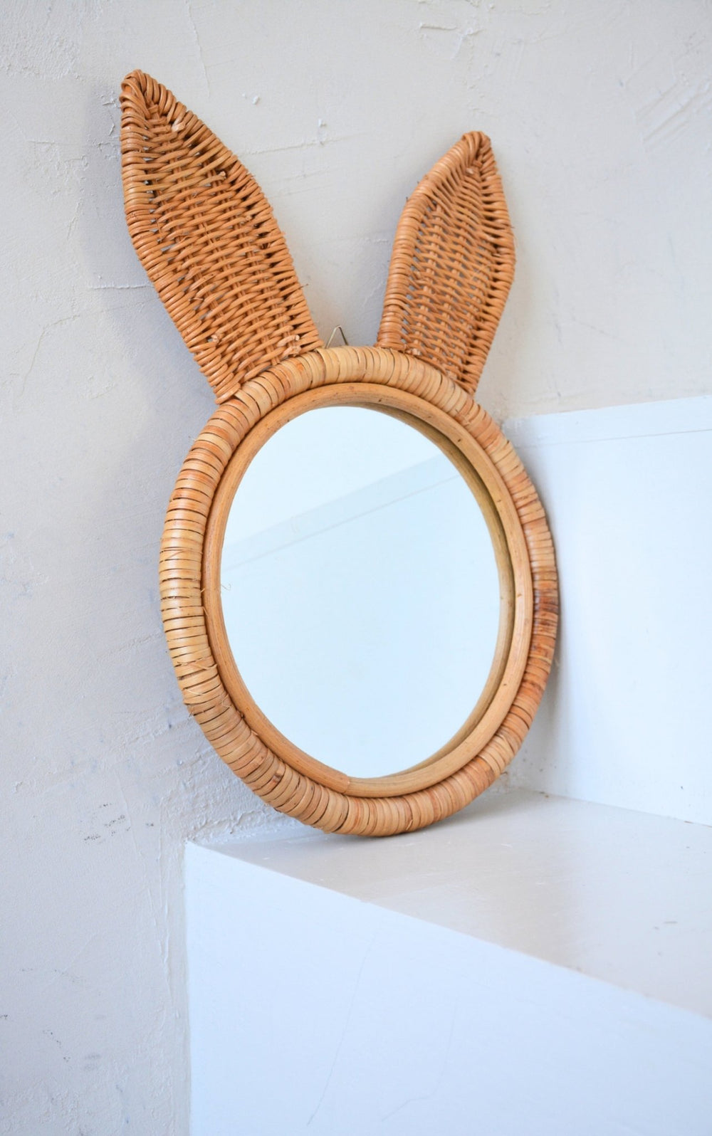 The Rattan Rabbit Mirror – Hippie Monkey - Hippie Monkey - Wholesale B2B Dropshipping