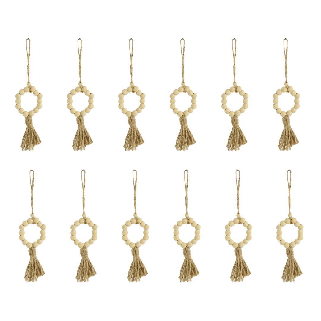 The Round Beaded Hanger - Set of 12 - Hippie Monkey - Hippie Monkey - Wholesale B2B Dropshipping