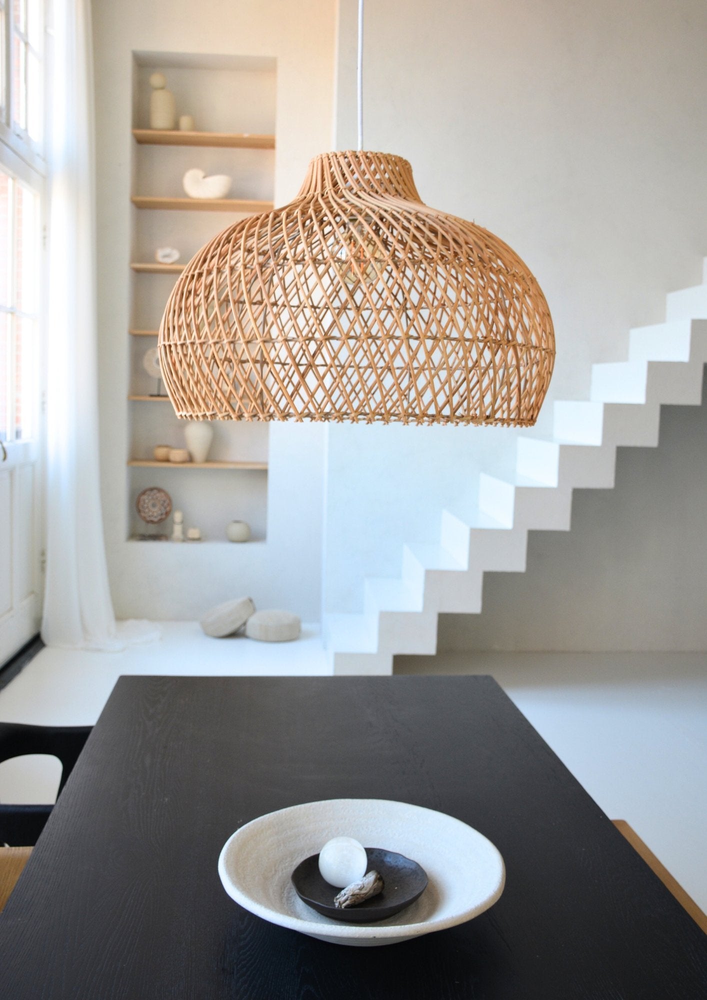 The Uluwatu Pendant – Rattan - L – Hippie Monkey - Hippie Monkey - Wholesale B2B Dropshipping